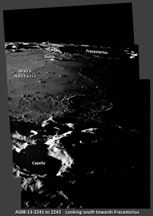 AS08-13-2241 to 2243, looking south towards Fracastorius