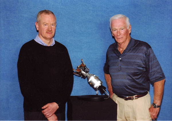 Andy Bucknell with Gene Cernan
