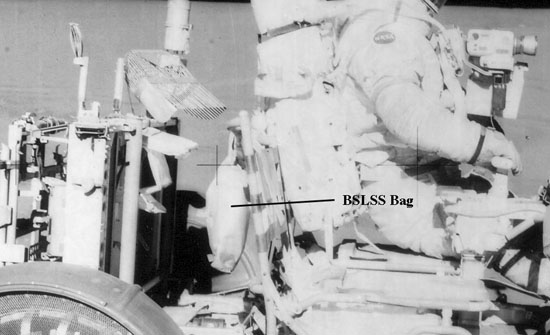 BSLSS Bag
              Hanging from LMP's seat