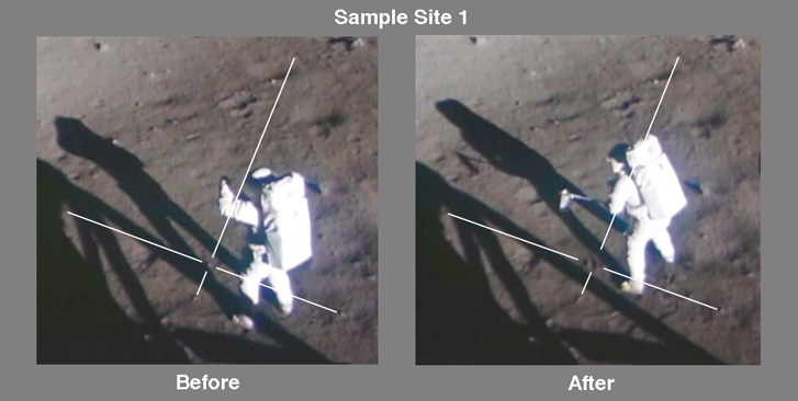 Before and After
of Sample Site 1
