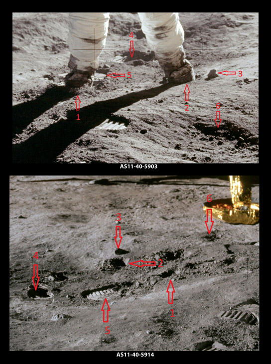Comparison of
                      features in 5903 and 5914