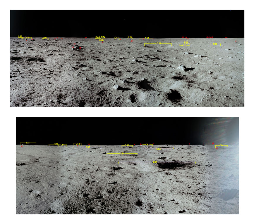 Craters visiblew in Pan 4