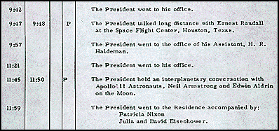 President Nixon's Daily Diary
