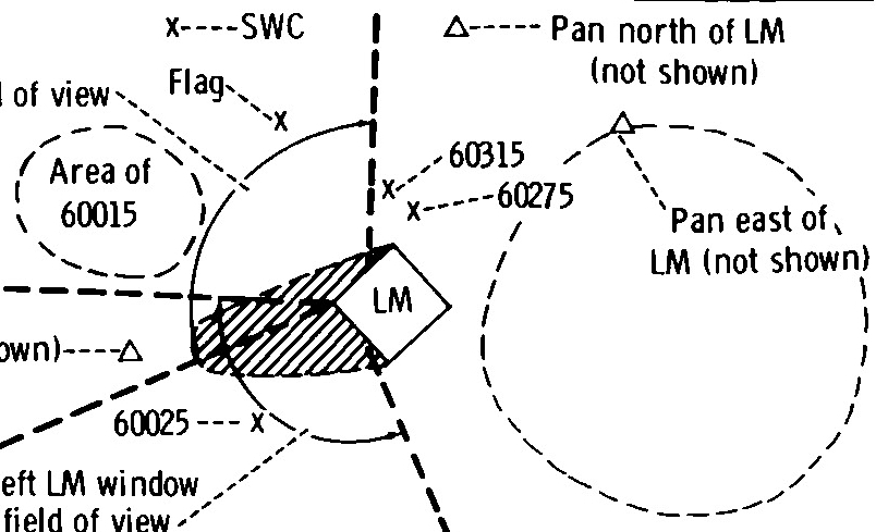 LROC image versus site map
