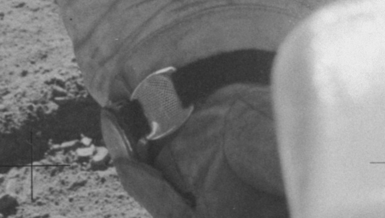 John Young's wrist mirror